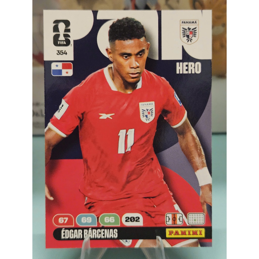 Thẻ Edgar Barcenas Panini World Cup 2026 (Panama)