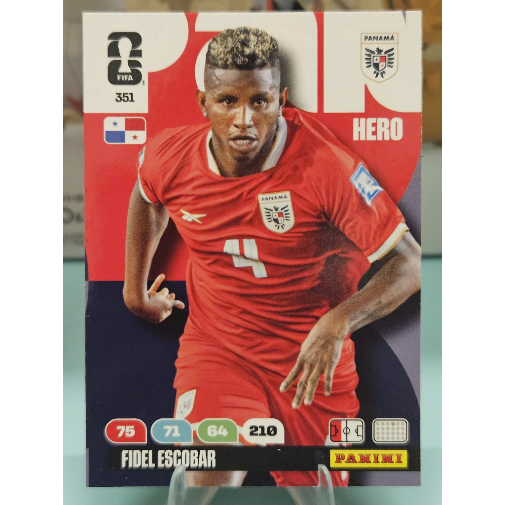 Thẻ Fidel Escobar Panini World Cup 2026 (Panama)