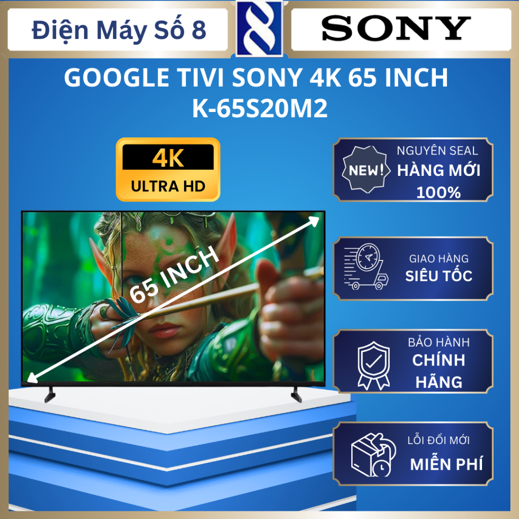 Google tivi Sony K-65S20M2 4K 65 inch