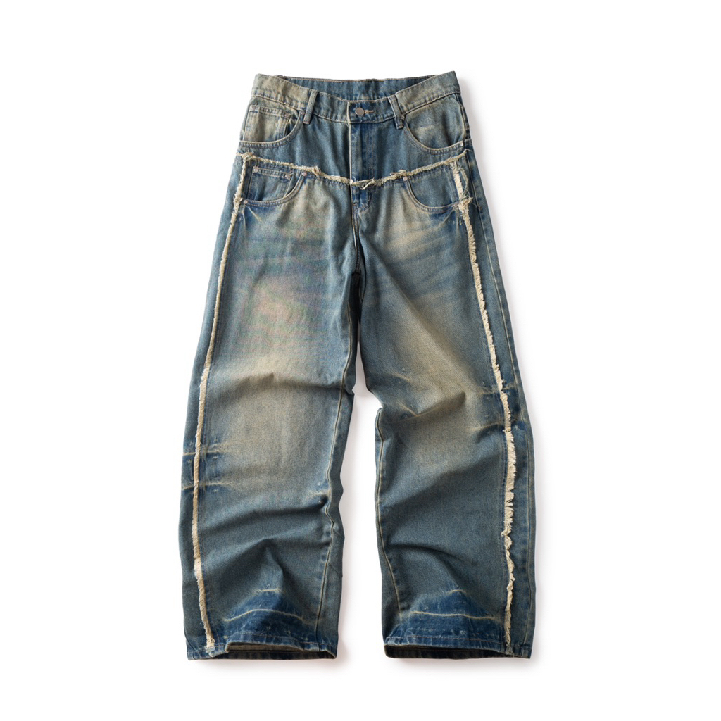 VXG INSIDE OUT RECUT DENIM PANT