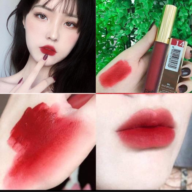 Son Bbia 14 Chill Boss - Đỏ lạnh lùng kiêu sa Son Kem Lì Bbia Last Velvet Lip Tint 5g