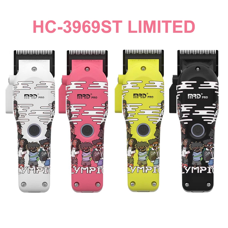 Tông đơ cắt tóc MRD PRO HC-3969ST phiên bản limited,pin 3350mah,động cơ không chổi than nâng cấp