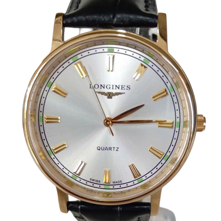 Đồng hồ LONGINES Nam Side lớn 38mm Máy quạt nhật . Kính đá saphia Vỏ thép mạ vàng . Hàng mới 100%