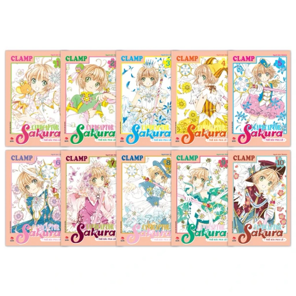 Truyện Tranh | Sakura Thẻ bài pha lê - TÁI BẢN MỚI GIẤY BB - TRỌN BỘ 16T FULL - CardcaptOR - NXB KIM