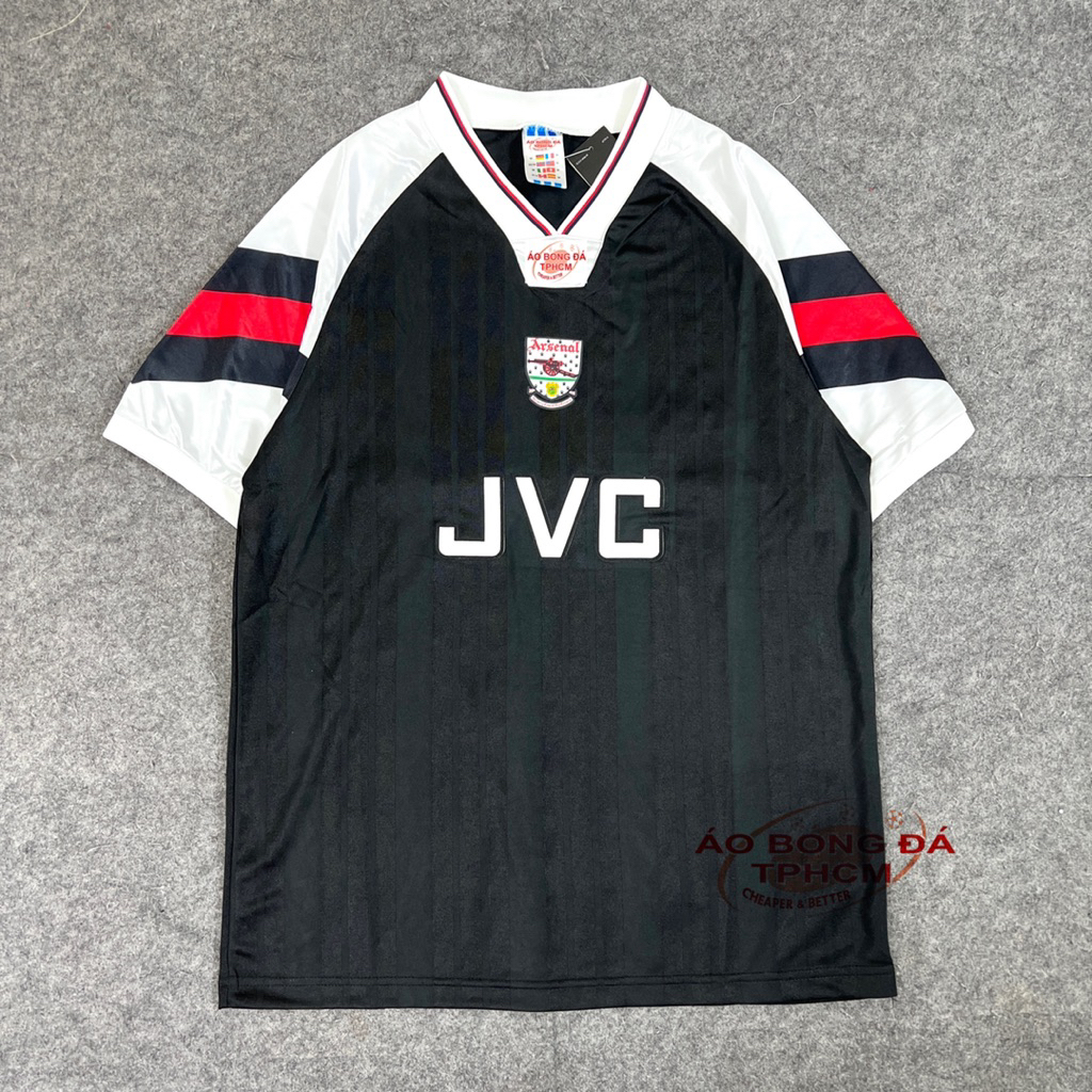 [retro] sân khách Ars 92-94 Áo Lẻ Không Quần / Retro Ars ĐenJg