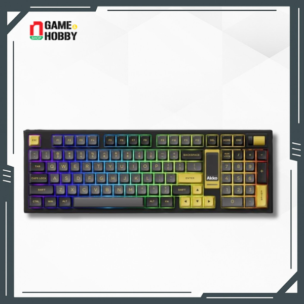 BÀN PHÍM CƠ AKKO 5098B BLACK & GOLD HOTSWAP V3 PIANO PRO CHÍNH HÃNG AKKO