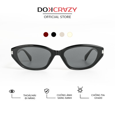 Kính mát thời trang DOKCRAZY FOXY Mắt Mèo Nhựa Cao Cấp ,màu sắc nổi bật Đi Biển Du Lịch, Sang Chảnh, chống UV400