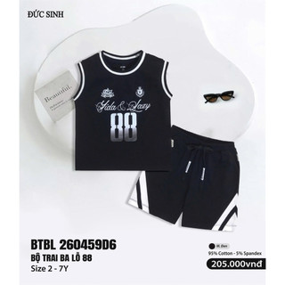 Bộ ba lỗ - sát nách Đức Sinh - Chiuchiu - Dokma (2-7y) DMB322