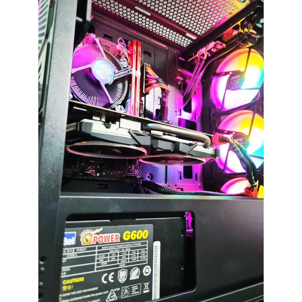 Bộ máy H110 + I5 7400 + Ram 8g + Ssd 256 + Vga 1030 + Nguồn 450W + Case