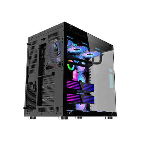 Case máy tính MIK-LV07 Mầu Đen chuyên lắp Main ATX , E-ATX ,Supermicro , X99 Huananzhi F8D Plus , X299 Full | BigBuy360 - bigbuy360.vn