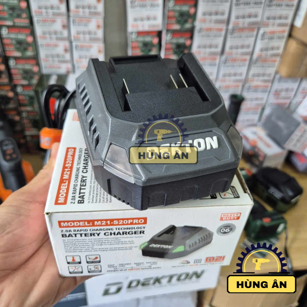 TẤT CẢ CÁC LOẠI SAC PIN Dekton M21-S20PRO-S25PRO-S40XCP/S65PROSạc nhanh Dekton/Bảo hành 6 tháng