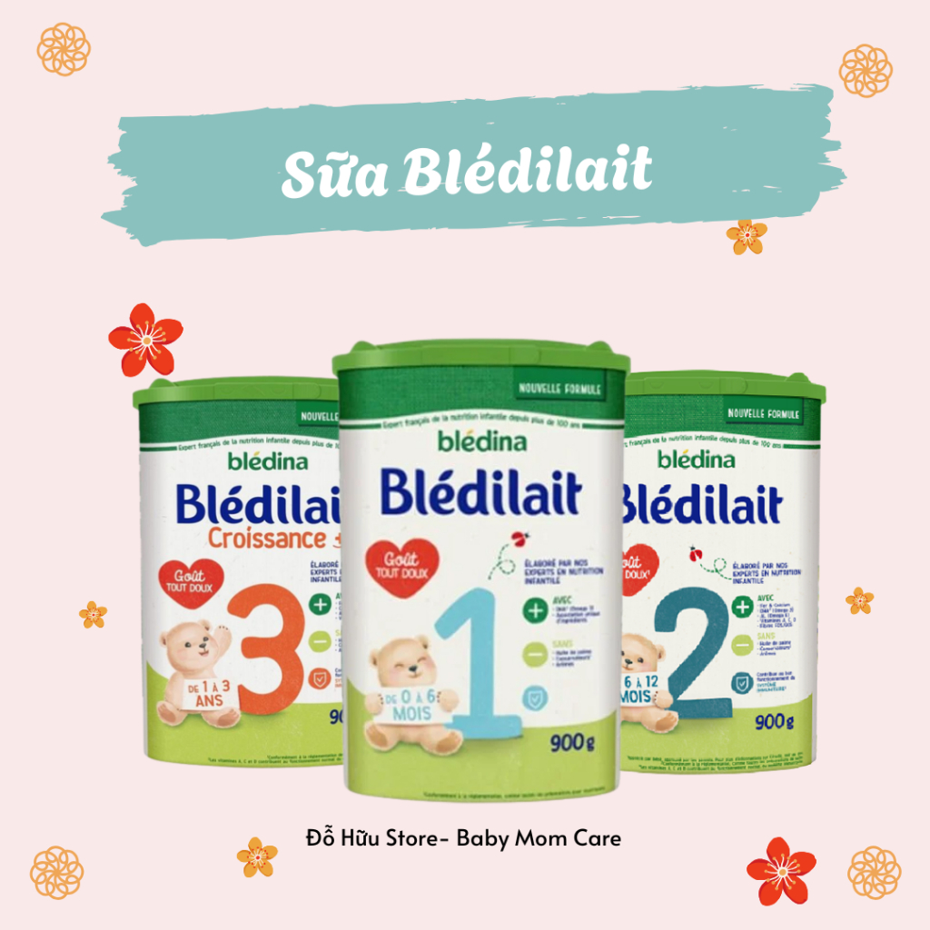Sữa Bledilait Pháp số 1 2 3 4