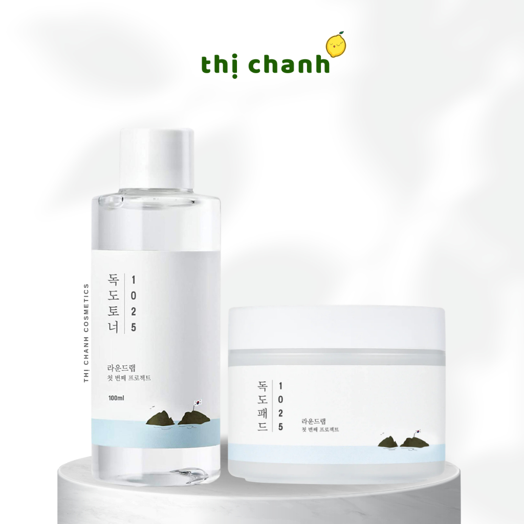 (Hàng Công Ty) Toner/ Toner Pad Nước Biển Dịu Nhẹ ROUND LAB Dokdo 1025 Toner/ Toner Pad