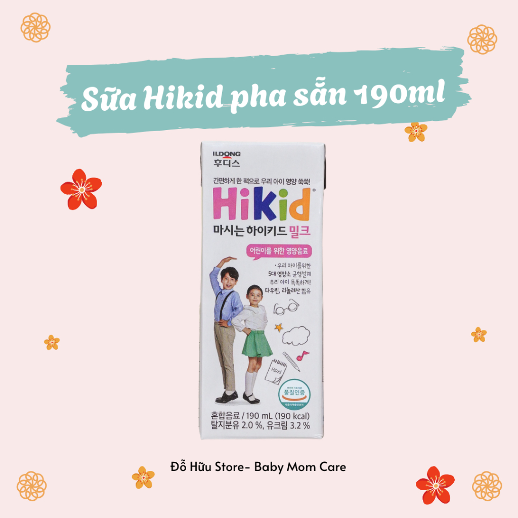 Sữa Hikid pha sẵn 190ml | Đỗ Hữu Store