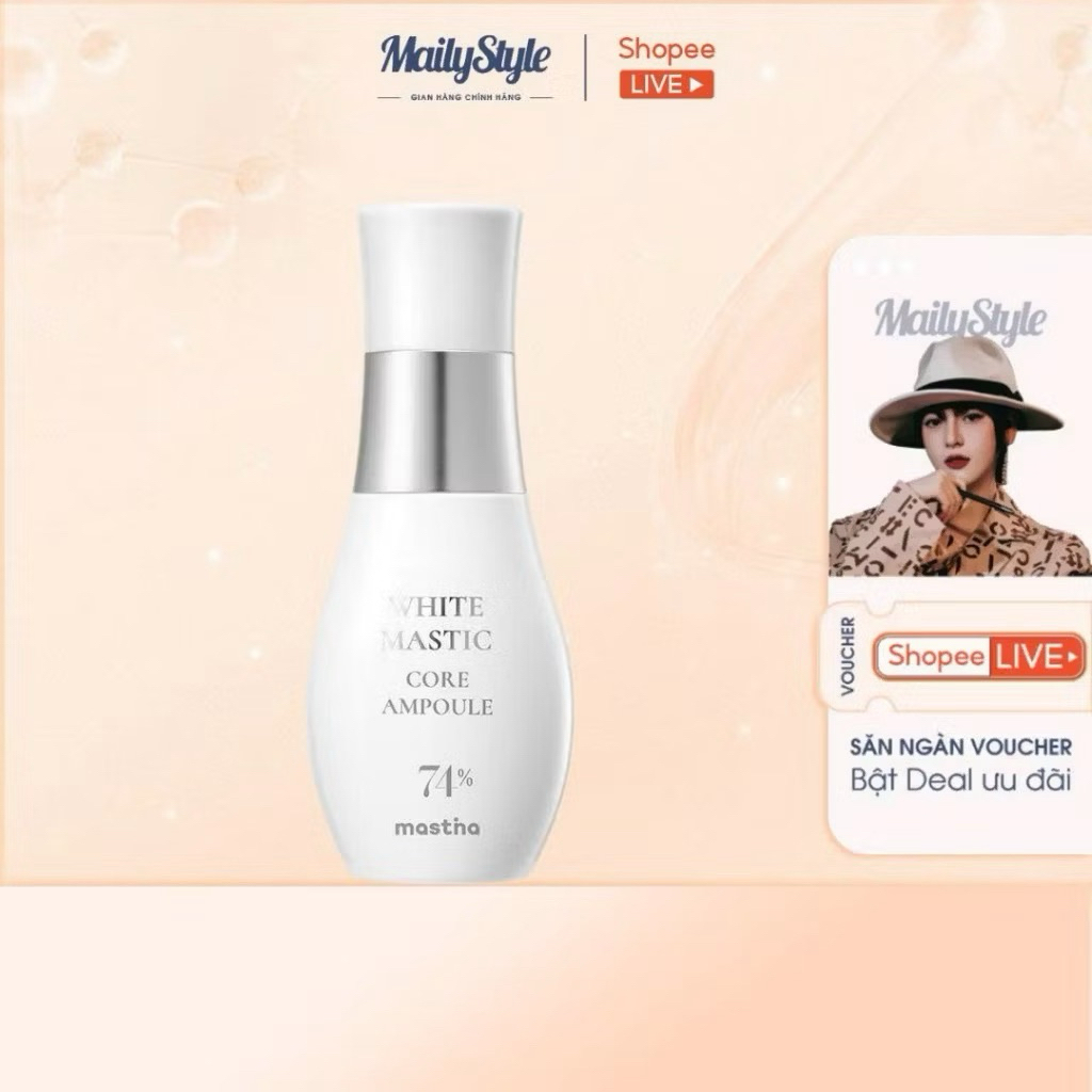 E81_Tinh chất mờ nám white mastic Mastina White Mastic Core Ampoule 74%