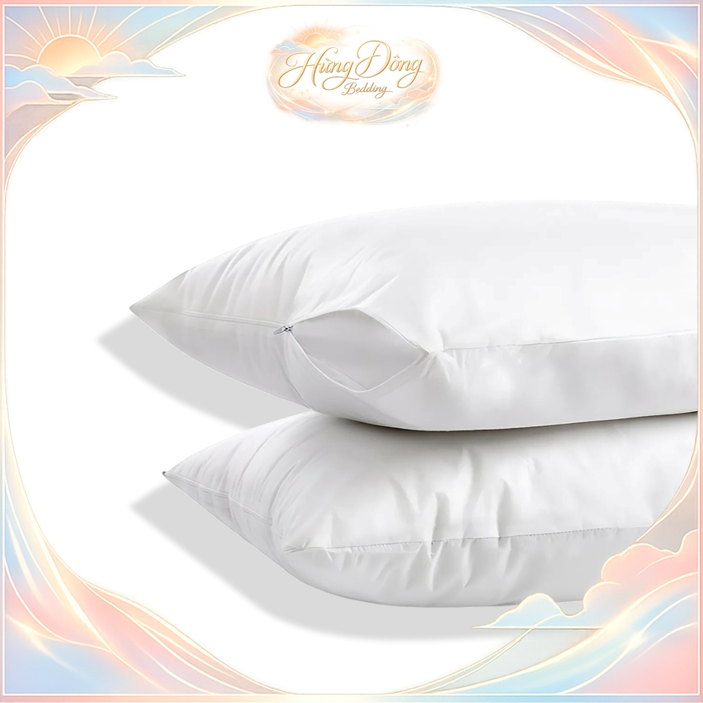 Vỏ Ruột Gối Sofa 40x40 45x45 50x50 Để Nhồi Bông Gòn Bao Ruột Gối Vuông Trắng Trang Trí Phòng Khách