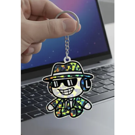 Acrylic Forsaken Keychains HOT, Game Guest 1337 Noob Shedletsky Keychain.