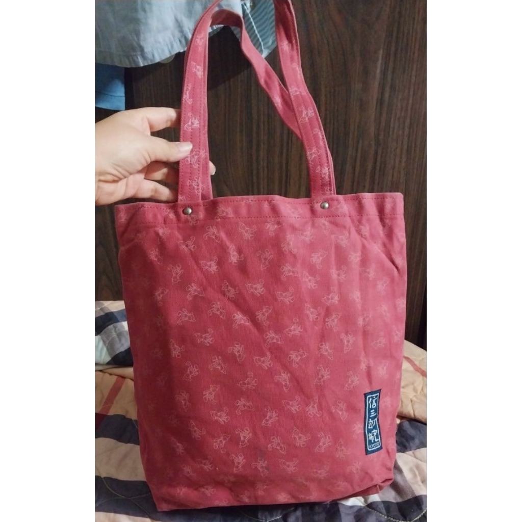 túi tote hiệu xịn sò vải bố dày khụ size 32 x32 si Nhật