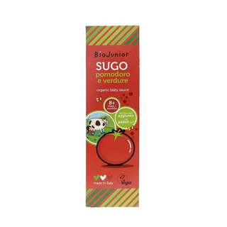 Sốt Cà Chua Hữu Cơ Cho Bé BIO JUNIOR 150g (Từ 8 Tháng) - Xốt Tomato Organic Ý Thơm Ngon Tiện Lợi Cho Bé Ăn Dặm