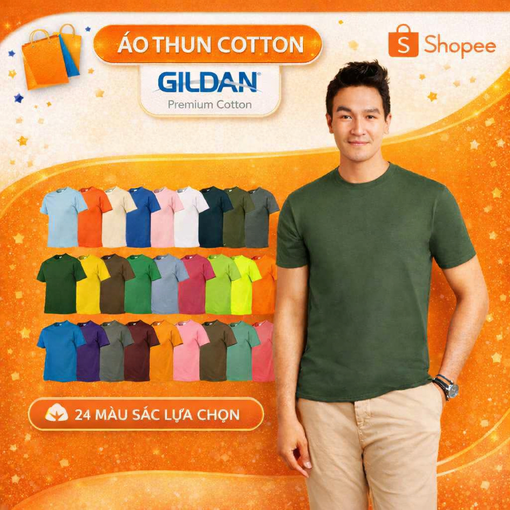 [ALBUM 2] Áo thun Gildan Premium Cotton (76000A)
