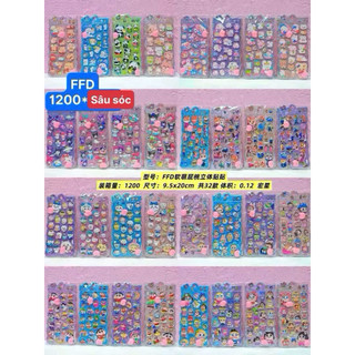 Sticker 3D Dán Trang Trí Dễ Thương