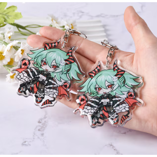Custom Anime Acrylic Keychain, Personalized Artwork Gift