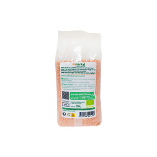Đậu Lăng Đỏ Hữu Cơ MARKAL 500g - Đậu Lăng Pháp Organic Giàu Sắt Cho Bé Ăn Dặm Mau Lớn, Nấu Cháo & Súp Tiện Lợi