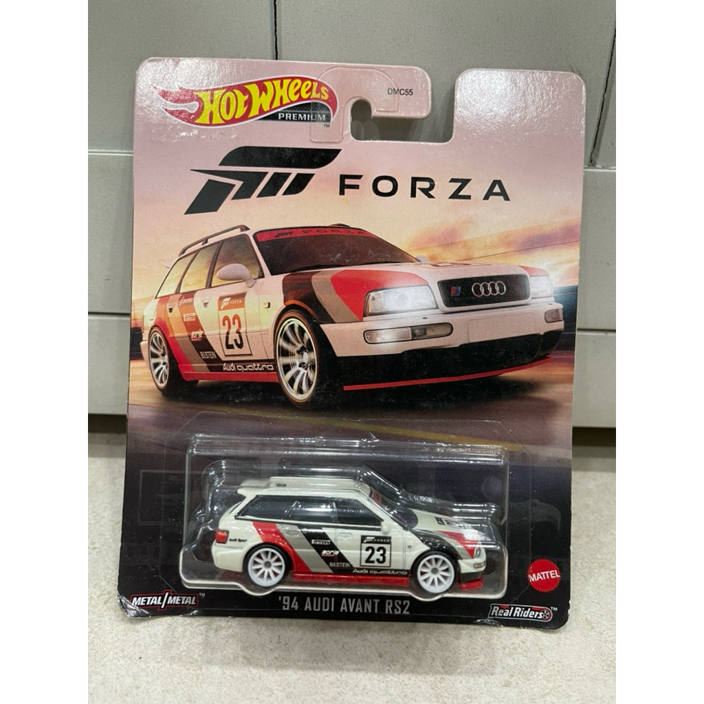 Xe mô hình đồ chơi bánh cao su Hotwheels 1:64 PREMIUM - FORZA - '94 Audi Avant RS2 (card như hình)