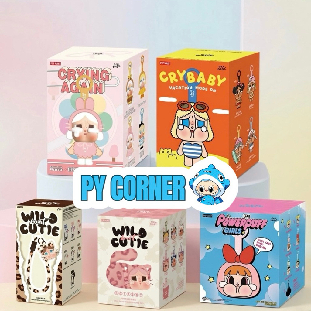 [CHÍNH HÃNG] Móc Khóa Bông Crybaby Blindbox Hộp Mù | Crying Again - Vacation Mode On - Wild But Cute