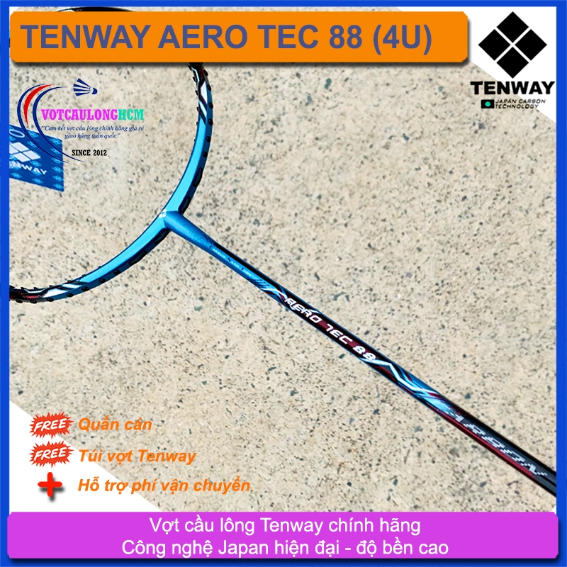 Vợt cầu lông Tenway Aero Tec 88 (4U) | Vợt 4U phù hợp đánh phong trào, rèn luyện sức khỏe