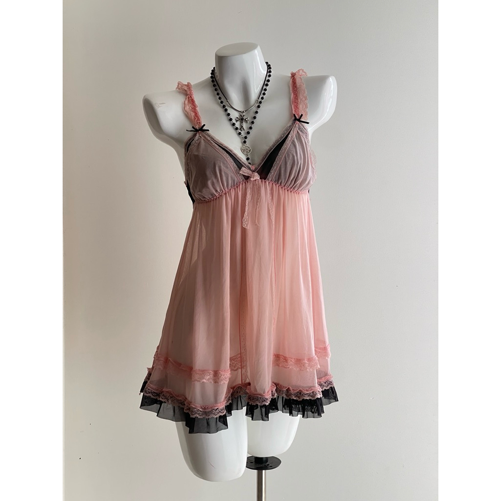 Dress/ camisole sleepwear y2k