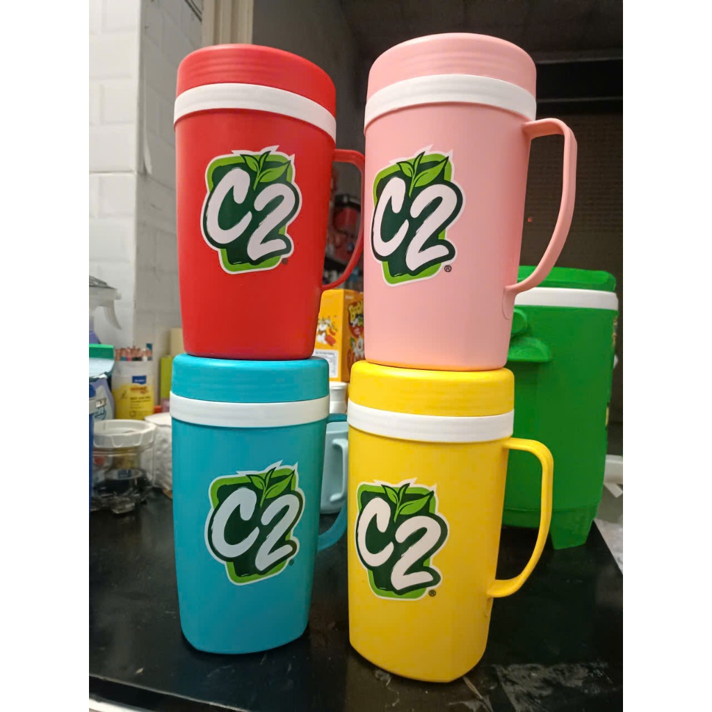 BÌNH GIỮ NHIỆT 1lit/  NESCAFE MÀU ĐỎ 1000ml Có QUAI CẦM