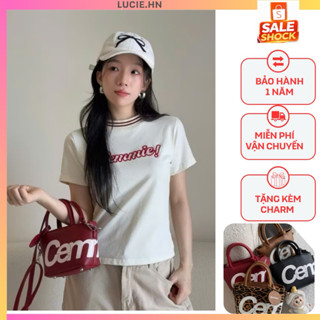 [25/03 SALE THẢ GA 99K] Túi xách nam nữ đeo chéo C/emmery Lucie chất liệu cao cấp, đựng vừa điện thoại tiện lợi,BH 1 năm