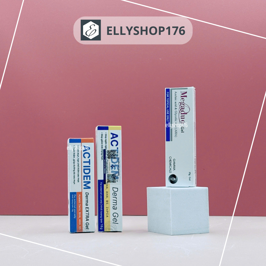 [Công Ty] Gel Chấm Cải Thiện Mụn, Mờ Thâm Actidem Derma Gel / Extra Gel / Megaduo - Chăm Sóc Da Dầu 