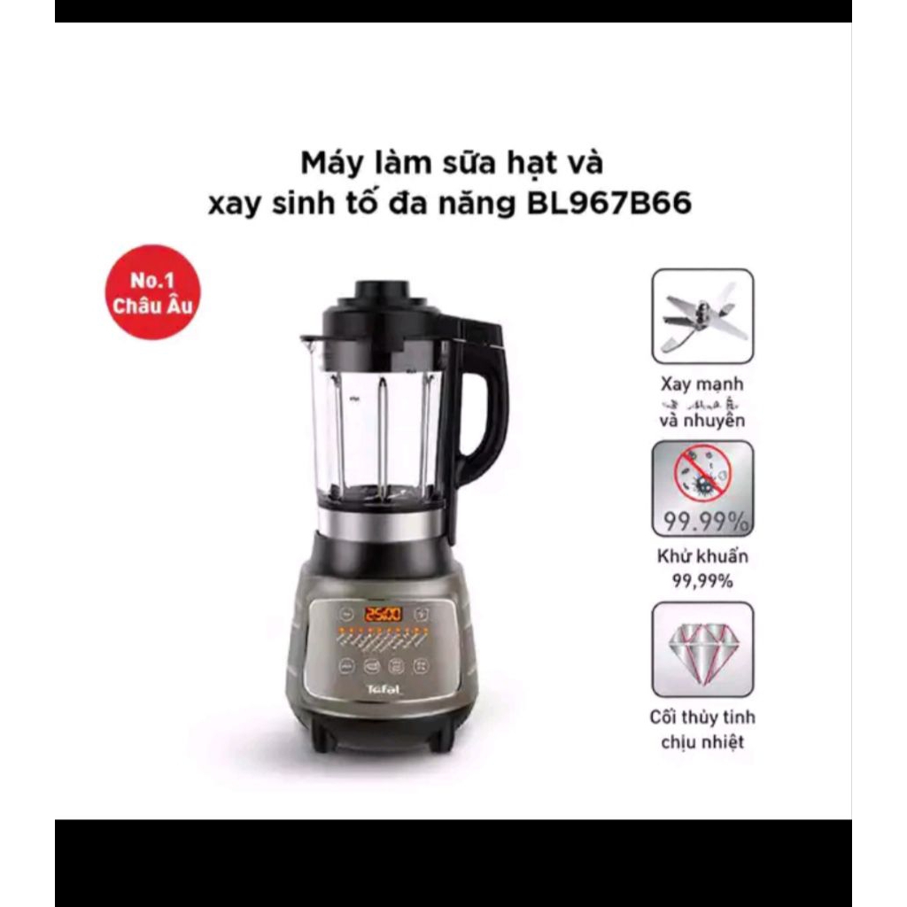 Linh kiện máy xay sữa hạt Tefal Bl967B66 (hàng cũ)