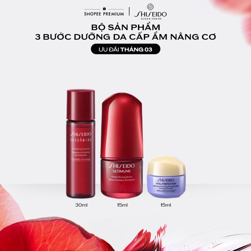 Bộ sản phẩm 3 bước dưỡng da cấp ẩm nâng cơ (UTM 3.0 15ML, EUD 30ML, VPN CREAM 15ML)