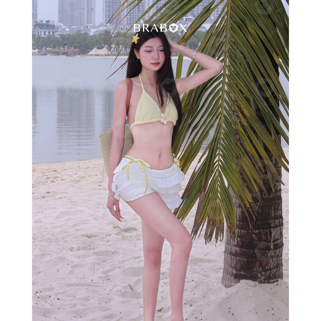 Bikini hoa vàng Butter Daisy Bikini BRABOX BIKI51 | BigBuy360 - bigbuy360.vn