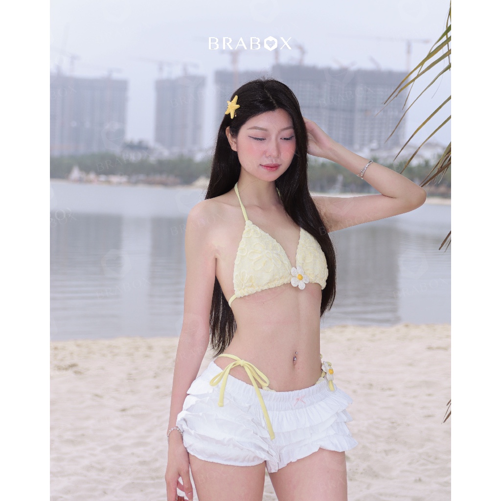 Bikini hoa vàng Butter Daisy Bikini BRABOX BIKI51 | BigBuy360 - bigbuy360.vn