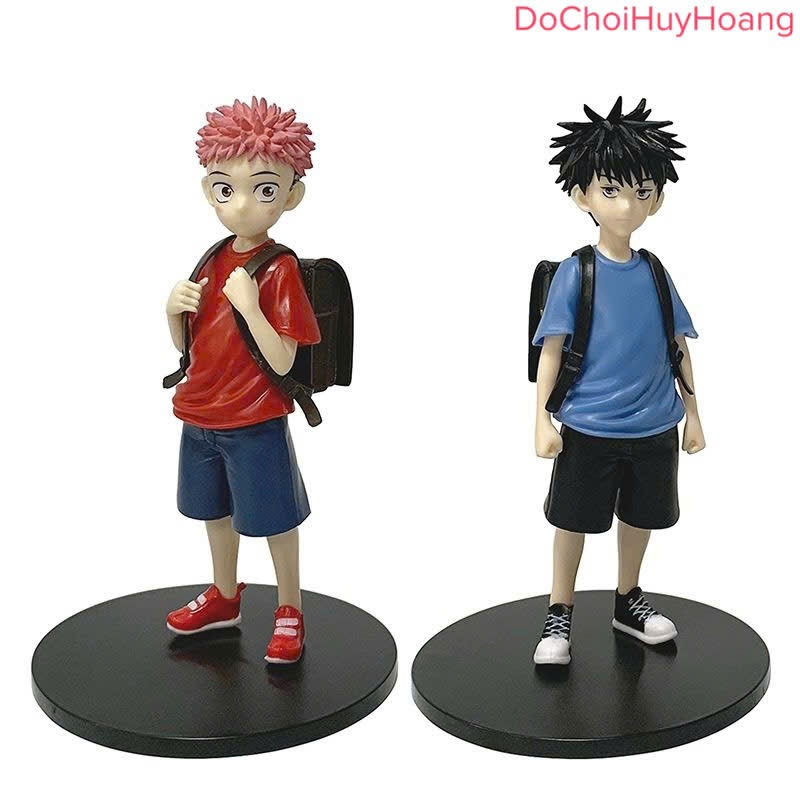 Mô hình tượng nhân vật Itadori Yuji và Fushiguro Megumi kid chú thuật hồi chiến jujutsu kaisen 16cm