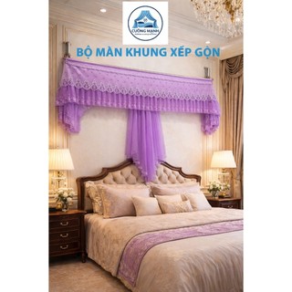 Màn Khung Xếp Gọn Tuyn Lạnh Cao Cấp Loại 1, Trọn Bộ Khung Màn Inox Bền Chắc - SHOP MÀN CƯỜNG MẠNH