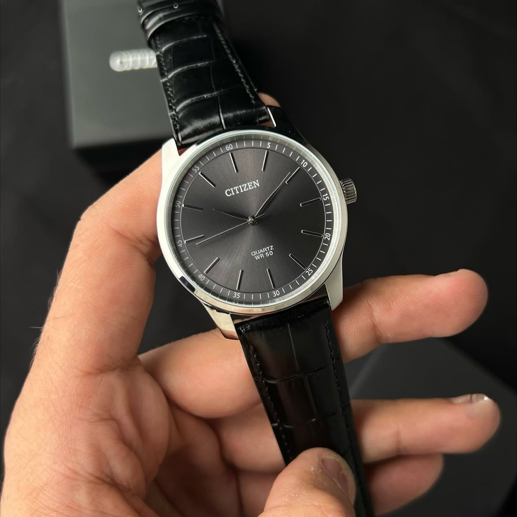 Đồng hồ nam dây da Citizen Quartz BH5001-05H