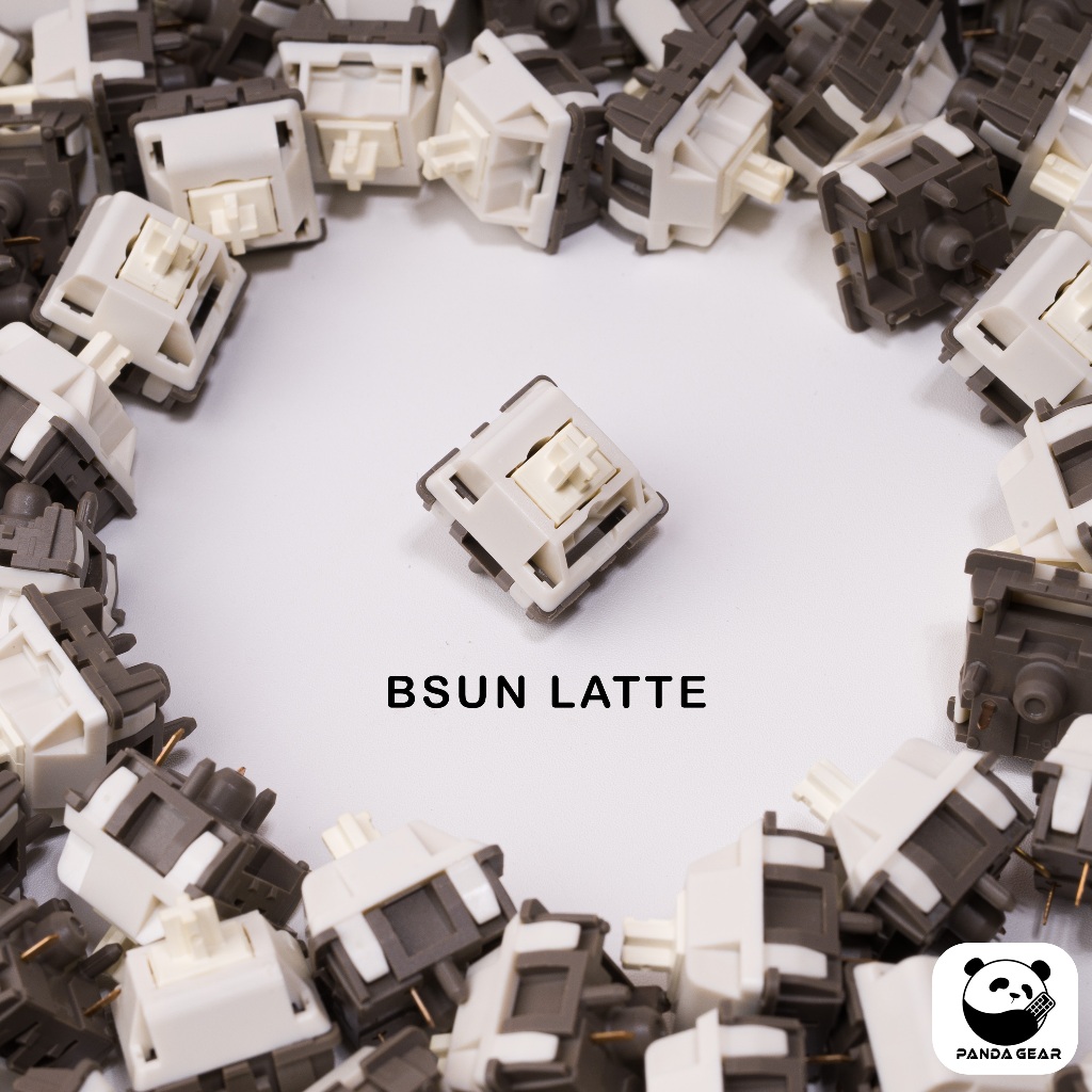 Switch BSUN Latte linear 45g prelubed công tắc bàn phím cơ BSUN Latte