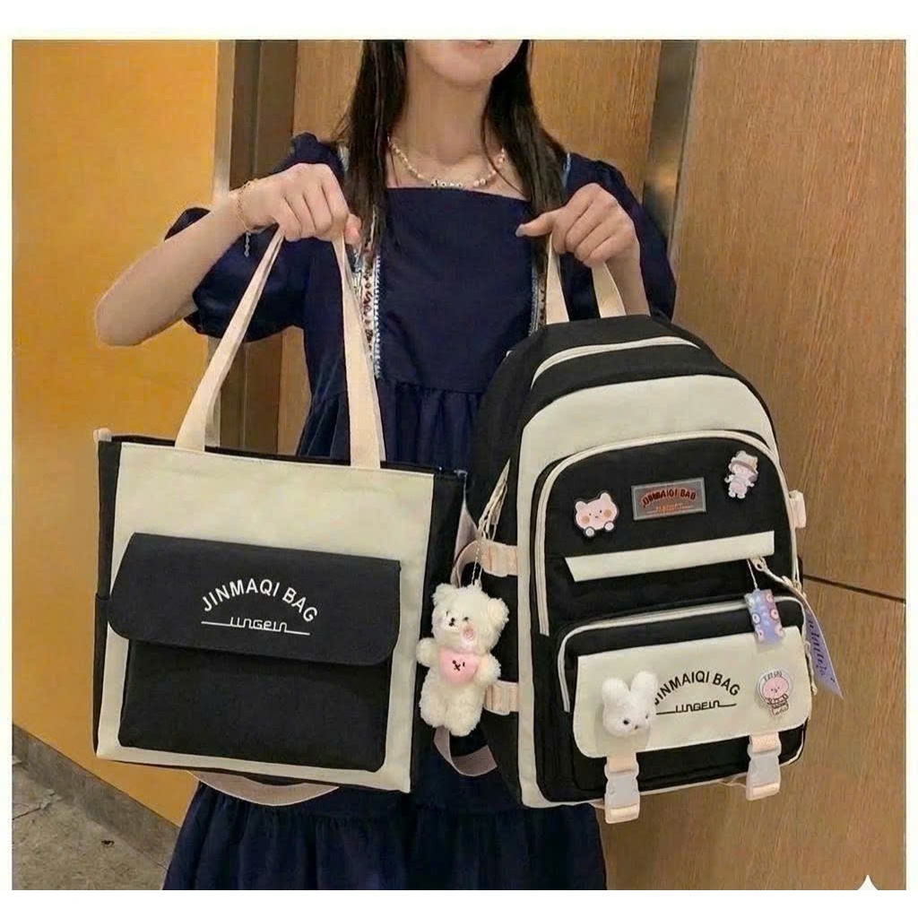 Combo Balo Đi Học, Thời Trang Xuongbalothuthao - SET 2 MÓN JINGMA