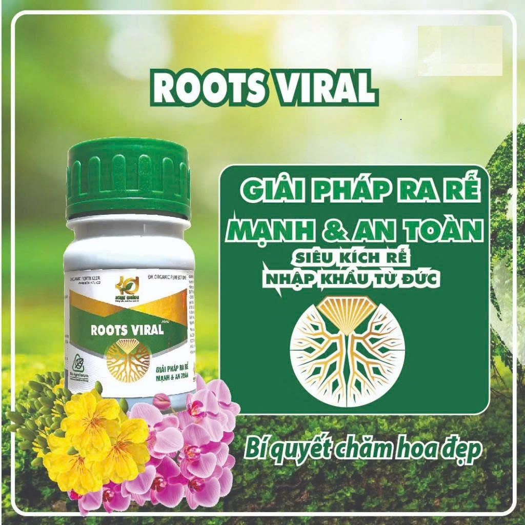 Phân bón ĐK ORGANIC PERFECT ONE- 100ml | Kích Rễ Hữu Cơ ROOTS VIRAL