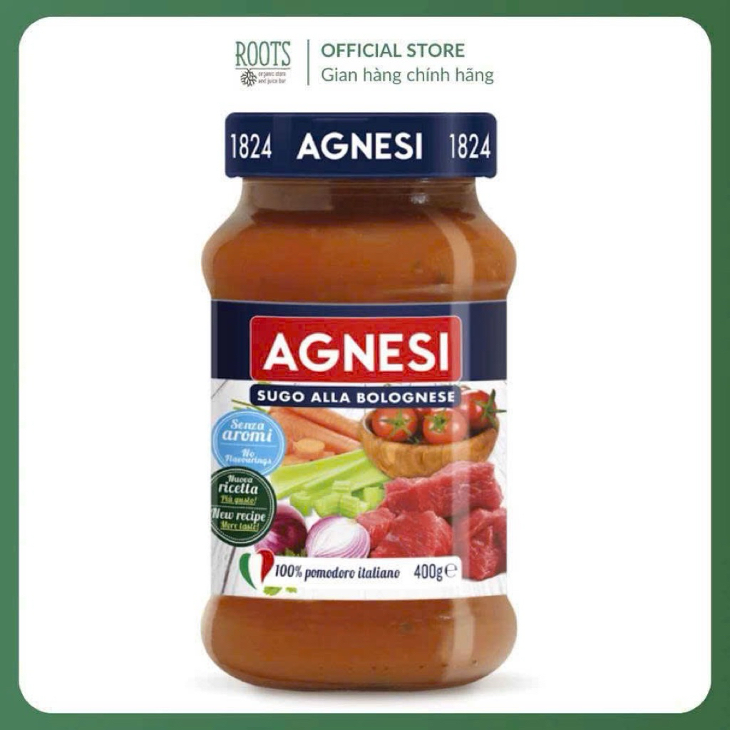 AGNESI - Sốt Bò Bằm, Pasta Sauce, Sugo Alla Bolognese (400g)