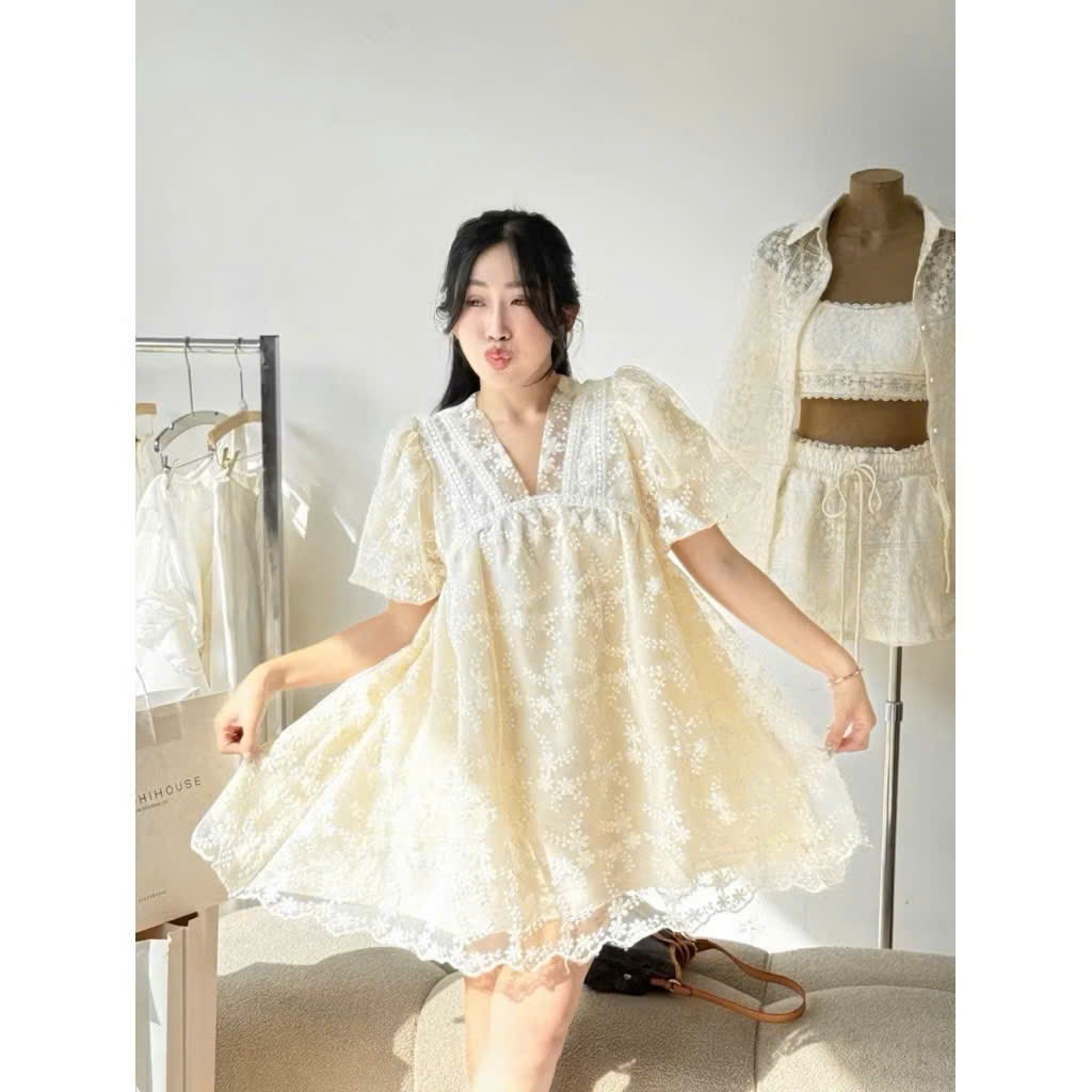 Set Váy Áo Nữ Sang Chảnh, Bộ Áo Croptop Cup Ngực Đỏ Kèm Quần Ống Rộng Giả Chân Váy Dáng Xòe Thiết Kế