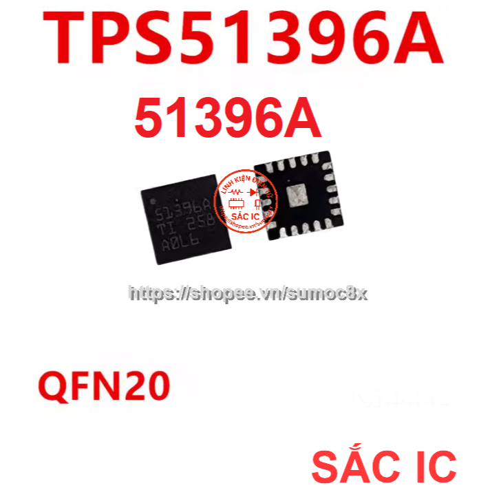 [TPS40] TPS51396A 51396 ic nguồn trên bo mạch - Mới nguyên bản - Original NEW