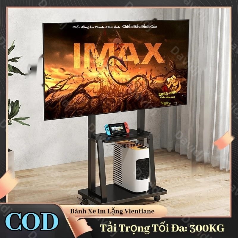 32-85 Inch Giá đỡ Tivi Có Bánh Xe Đặt Dễ Dàng Tăng Giảm Chiều Cao Giá Treo Tivi Di động