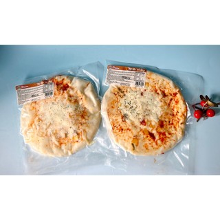Bánh Pizza Thịt Bò + Bắp ( chế biến sẵn, chưa nướng, size 15cm)
