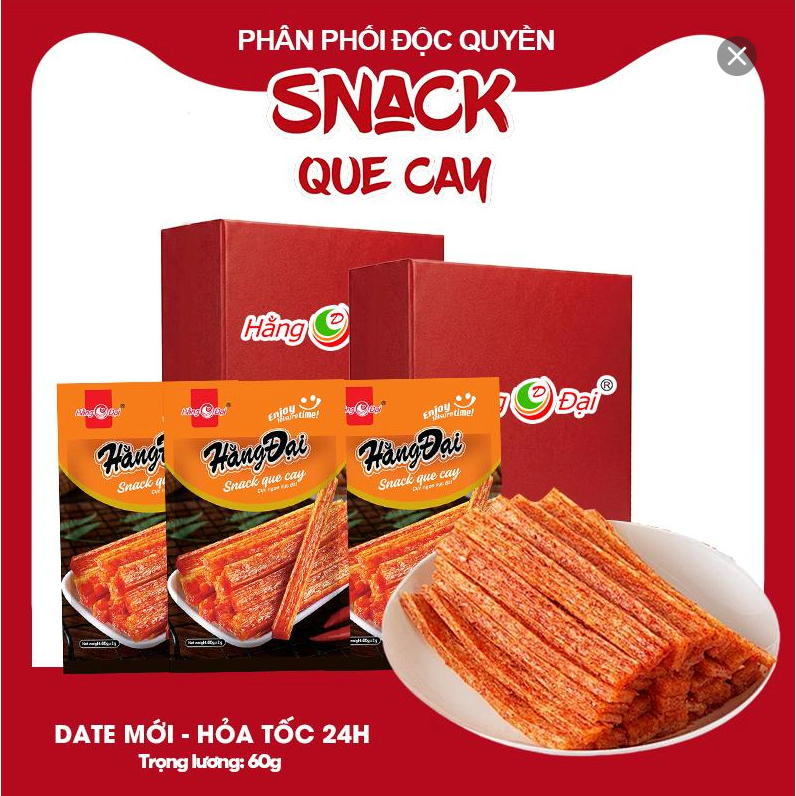 Combo 30 gói QUE CAY Hằng Đại  cay cay tăm cay que cay